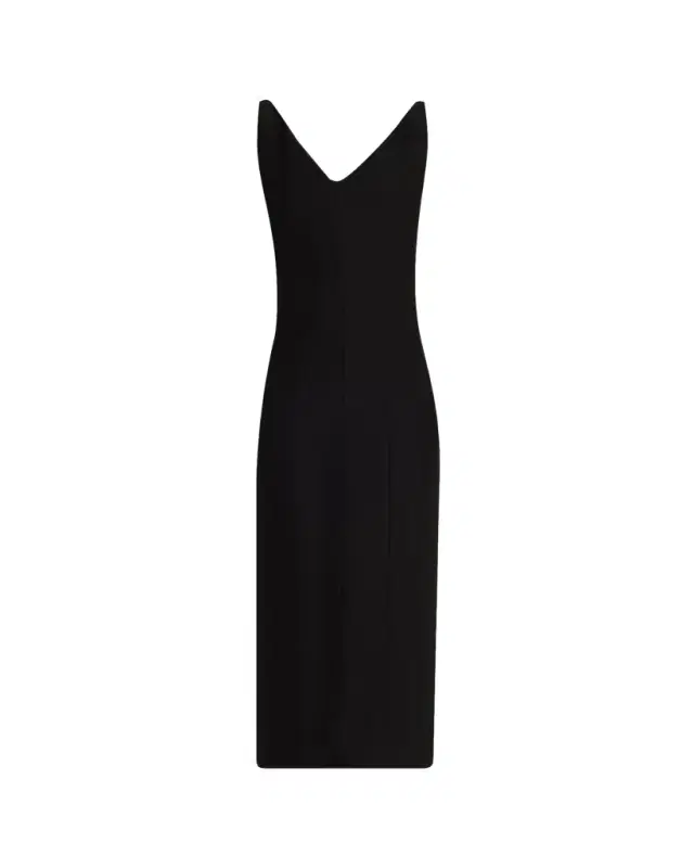 Adam Lippes Willa Sleeveless Silk Wool Midi Dress