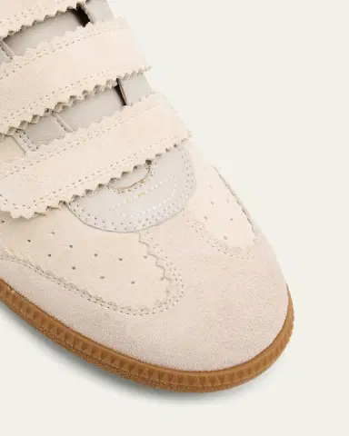 Isabel Marant Beth Mixed Leather Triple-Grip Sneakers | Thumbnail 5