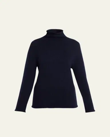 The Row Mariam Mock-Neck Cashmere Sweater | Thumbnail 6 The Row Mariam Mock-Neck Cashmere Sweater | Thumbnail 6