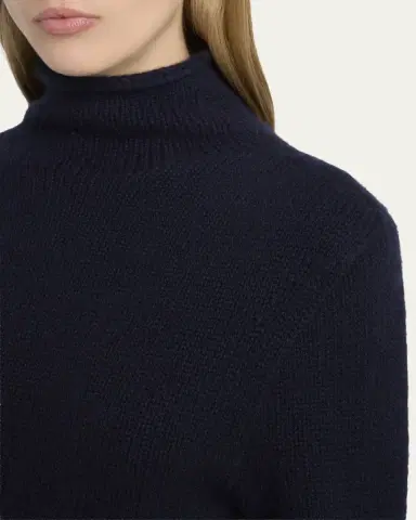 The Row Mariam Mock-Neck Cashmere Sweater | Thumbnail 10 The Row Mariam Mock-Neck Cashmere Sweater | Thumbnail 10
