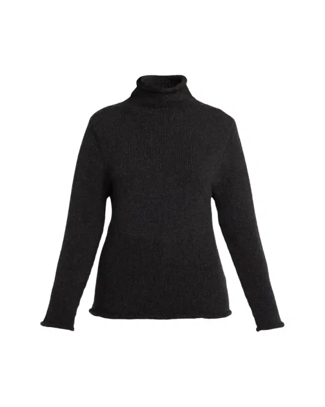 Mariam Mock-Neck Cashmere Sweater