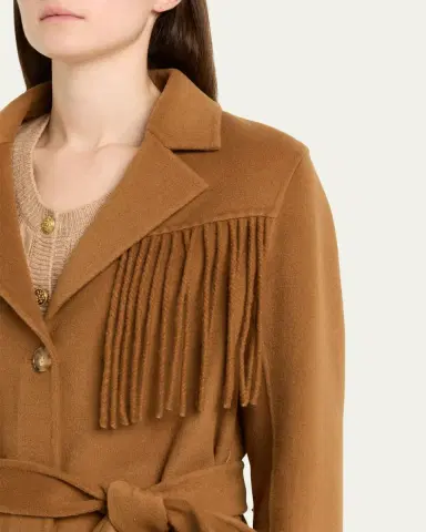 LoveShackFancy Maebella Fringe-Trim Jacket | Thumbnail 5 LoveShackFancy Maebella Fringe-Trim Jacket | Thumbnail 5