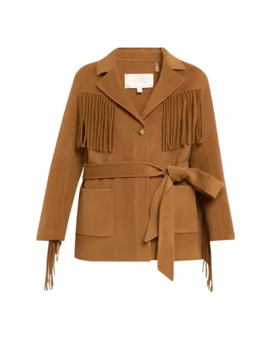 LoveShackFancy Maebella Fringe-Trim Jacket | Thumbnail 1 LoveShackFancy Maebella Fringe-Trim Jacket | Thumbnail 1