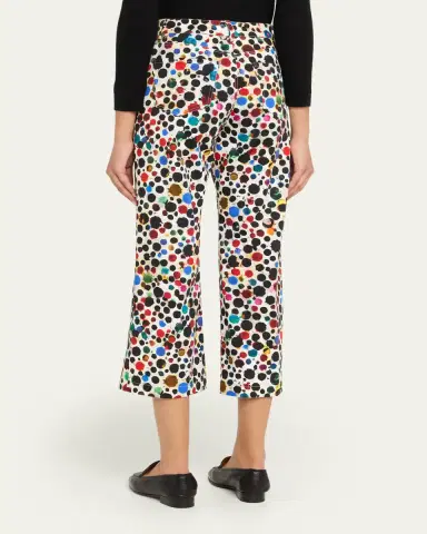 Libertine Orpheus Spotted Wide-Leg Crop Pants | Thumbnail 3