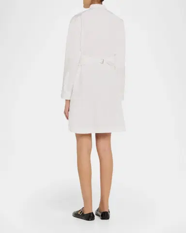 Alaïa Cummerbund Mini Shirtdress | Thumbnail 10