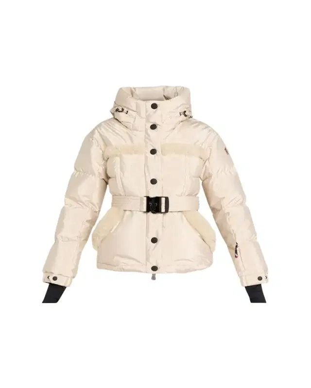 Mondim Metallic Shearling-Trimmed Hooded Down Ski Jacket