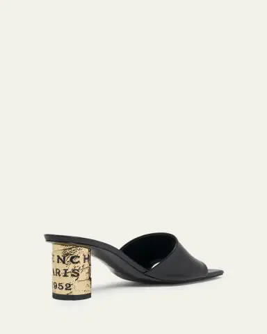 Givenchy 65mm Logo Heel Leather Mule Sandals | Thumbnail 4 Givenchy 65mm Logo Heel Leather Mule Sandals | Thumbnail 4