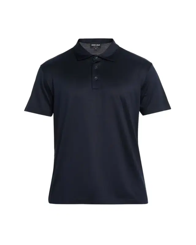 Men's Silk and Cotton Polo Shirt