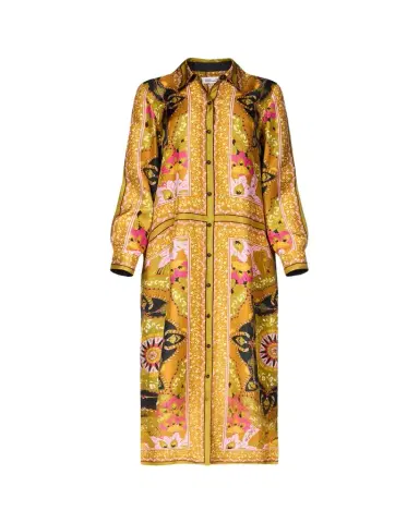 Diane von Furstenberg Carrie Floral-Print Silk Midi Shirtdress | Thumbnail 1