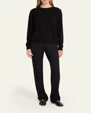 The Row Misael Cashmere Crewneck Sweater | Thumbnail 2 The Row Misael Cashmere Crewneck Sweater | Thumbnail 2