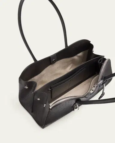 Stella McCartney Ryder Vegan Ostrich Leather Shoulder Bag | Thumbnail 4 Stella McCartney Ryder Vegan Ostrich Leather Shoulder Bag | Thumbnail 4