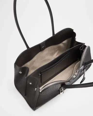 Stella McCartney Ryder Vegan Ostrich Leather Shoulder Bag | Thumbnail 8 Stella McCartney Ryder Vegan Ostrich Leather Shoulder Bag | Thumbnail 8