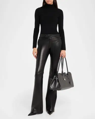 Stella McCartney Ryder Vegan Ostrich Leather Shoulder Bag | Thumbnail 9 Stella McCartney Ryder Vegan Ostrich Leather Shoulder Bag | Thumbnail 9