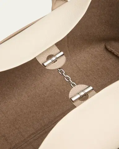 Loro Piana Ghiera Large Leather Shopper Tote Bag | Thumbnail 4 Loro Piana Ghiera Large Leather Shopper Tote Bag | Thumbnail 4