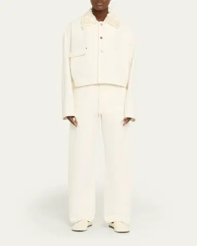 Plan C Belted Straight-Leg Denim Trousers | Thumbnail 2 Plan C Belted Straight-Leg Denim Trousers | Thumbnail 2