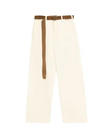 Plan C Belted Straight-Leg Denim Trousers | Thumbnail 1 Plan C Belted Straight-Leg Denim Trousers | Thumbnail 1