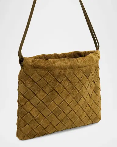Bottega Veneta Small Suede Pouch Bag | Thumbnail 11