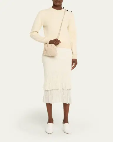 Bottega Veneta Small Suede Pouch Bag | Thumbnail 5