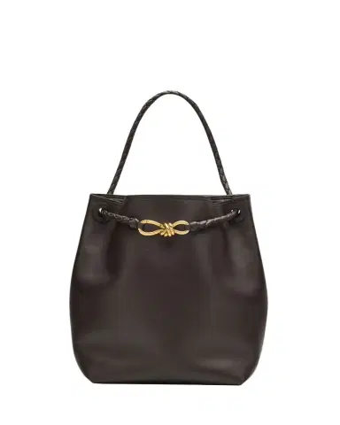 Bottega Veneta Borsa Leather Shoulder Bag | Thumbnail 1 Bottega Veneta Borsa Leather Shoulder Bag | Thumbnail 1