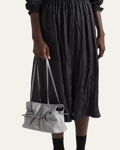Prada Dada Small Leather Shoulder Bag | Thumbnail 3
