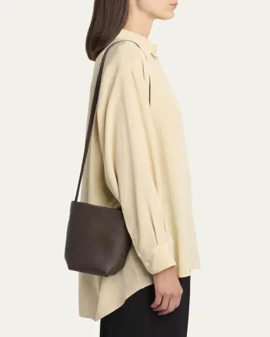 The Row Park North-South Crossbody Tote Bag in Leather | Thumbnail 2 The Row Park North-South Crossbody Tote Bag in Leather | Thumbnail 2