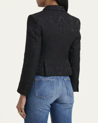 Chloé Ornamental Jacquard Top Coat | Thumbnail 3 Chloé Ornamental Jacquard Top Coat | Thumbnail 3