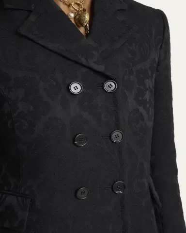 Chloé Ornamental Jacquard Top Coat | Thumbnail 5 Chloé Ornamental Jacquard Top Coat | Thumbnail 5
