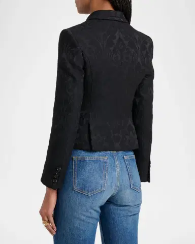 Chloé Ornamental Jacquard Top Coat | Thumbnail 7 Chloé Ornamental Jacquard Top Coat | Thumbnail 7