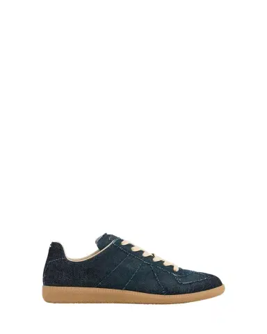 Maison Margiela Replica Denim T-Toe Low-Top Sneakers | Thumbnail 1 Maison Margiela Replica Denim T-Toe Low-Top Sneakers | Thumbnail 1