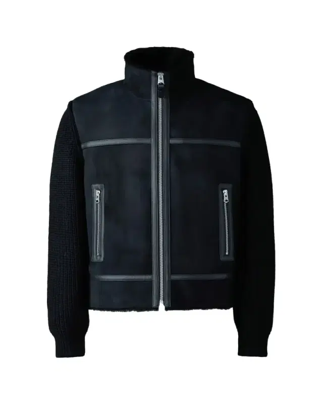 Mackage Men's Jonathan Mixed-Media Shearling Jacket
