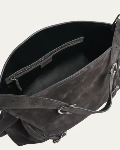 Givenchy Medium Voyou Suede Shoulder Bag | Thumbnail 4 Givenchy Medium Voyou Suede Shoulder Bag | Thumbnail 4