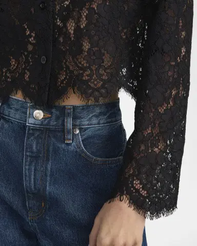 FRAME The Lace Blouse | Thumbnail 7 FRAME The Lace Blouse | Thumbnail 7