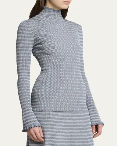 Proenza Schouler White Label Phyllis Knit Turtleneck | Thumbnail 4 Proenza Schouler White Label Phyllis Knit Turtleneck | Thumbnail 4
