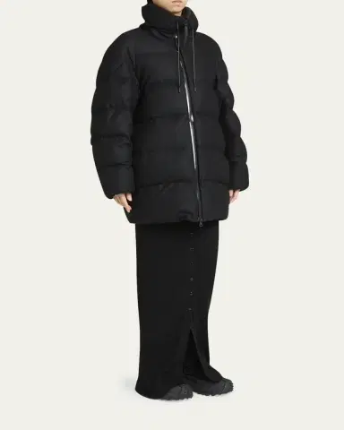 Moncler Genius x EE7 by Edward Enninful Maarutha Long Down Jacket | Thumbnail 6
