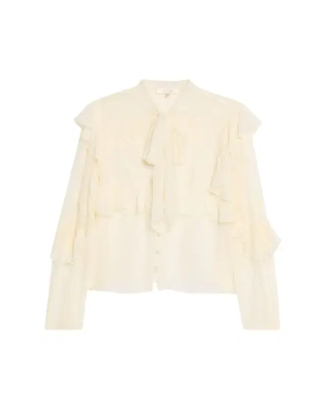 Farah Chiffon Lace Blouse