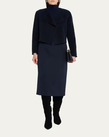 Lafayette 148 New York Finesse Crepe Midi Pencil Skirt | Thumbnail 2 Lafayette 148 New York Finesse Crepe Midi Pencil Skirt | Thumbnail 2