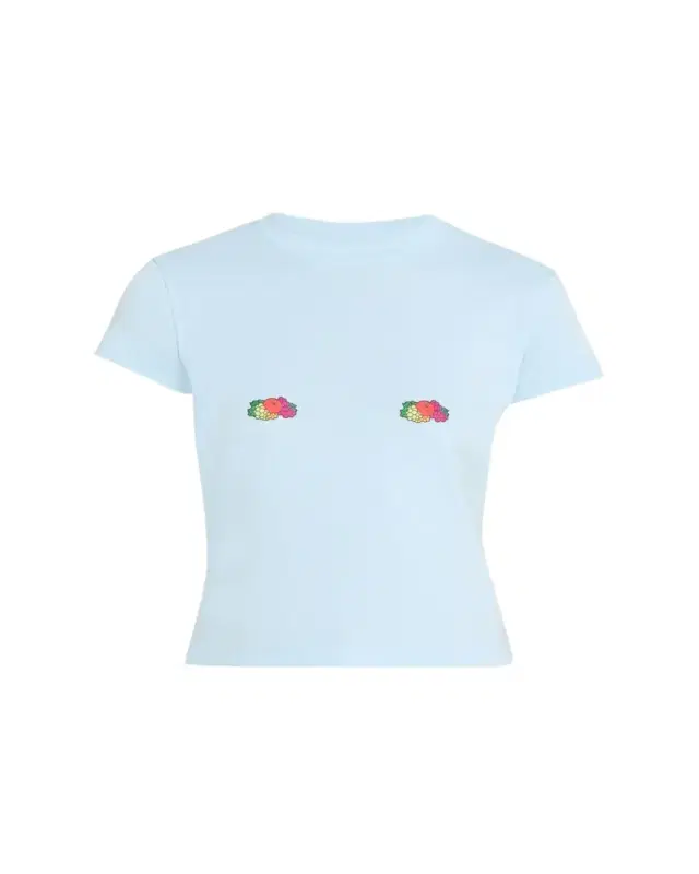 x Fruit Of The Loom Fruity Double-Logo Short-Sleeve Baby Tee