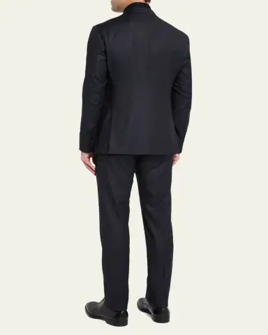 Giorgio Armani Men's Tonal Micro Pinstripe Two-Piece Suit | Thumbnail 3 Giorgio Armani Men's Tonal Micro Pinstripe Two-Piece Suit | Thumbnail 3
