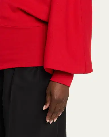 A.W.A.K.E. MODE Slouched Asymmetric-Sleeve Top | Thumbnail 5