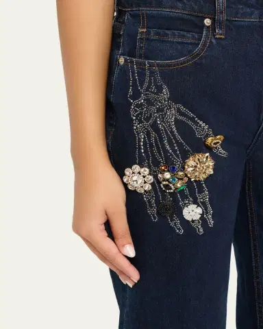 Libertine Buried Treasure Straight-Leg Ankle Boyfriend Jeans | Thumbnail 5 Libertine Buried Treasure Straight-Leg Ankle Boyfriend Jeans | Thumbnail 5