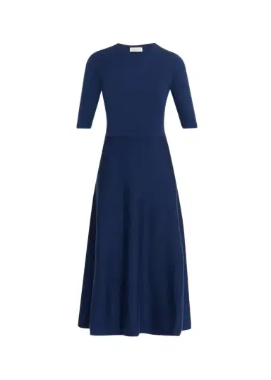 Gabriela Hearst Seymore Heathered Wool-Cashmere Knit Midi Dress | Thumbnail 1 Gabriela Hearst Seymore Heathered Wool-Cashmere Knit Midi Dress | Thumbnail 1