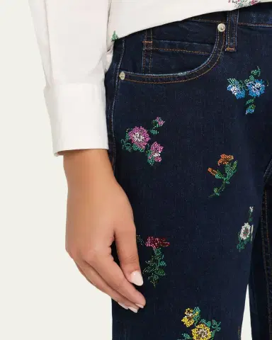 Libertine Joy And Mirth Embellished Straight-Leg Ankle Boyfriend Jeans | Thumbnail 5 Libertine Joy And Mirth Embellished Straight-Leg Ankle Boyfriend Jeans | Thumbnail 5