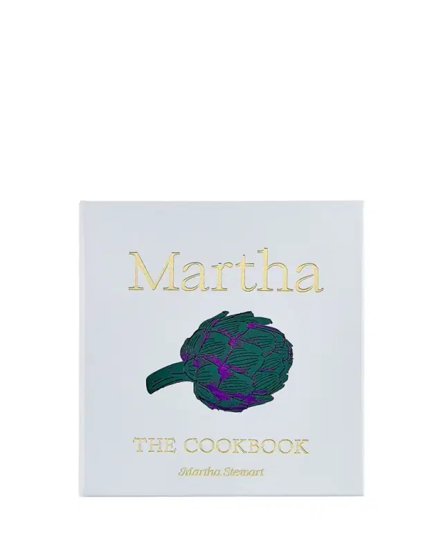 Graphic Image "Martha: The Cookbook" Leather-Bound Book by Martha Stewart