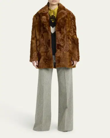 Valentino Garavani Ruffle Pleated Silk Blouse | Thumbnail 2