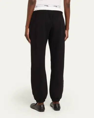 Hommegirls x Fruit Of The Loom Peekaboo Boxer Straight-Leg Ankle Sweatpants | Thumbnail 3 Hommegirls x Fruit Of The Loom Peekaboo Boxer Straight-Leg Ankle Sweatpants | Thumbnail 3