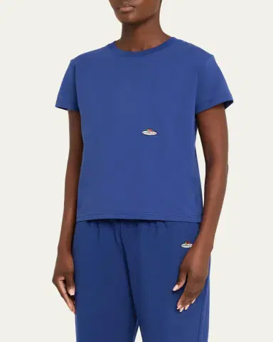 Hommegirls x Fruit Of The Loom Logo Print Classic Short-Sleeve T-Shirt | Thumbnail 4