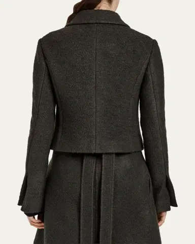 Proenza Schouler Kinsley Tailored Bouclé Twill Jacket | Thumbnail 3 Proenza Schouler Kinsley Tailored Bouclé Twill Jacket | Thumbnail 3