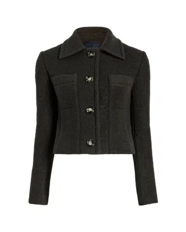 Proenza Schouler Kinsley Tailored Bouclé Twill Jacket | Thumbnail 1 Proenza Schouler Kinsley Tailored Bouclé Twill Jacket | Thumbnail 1