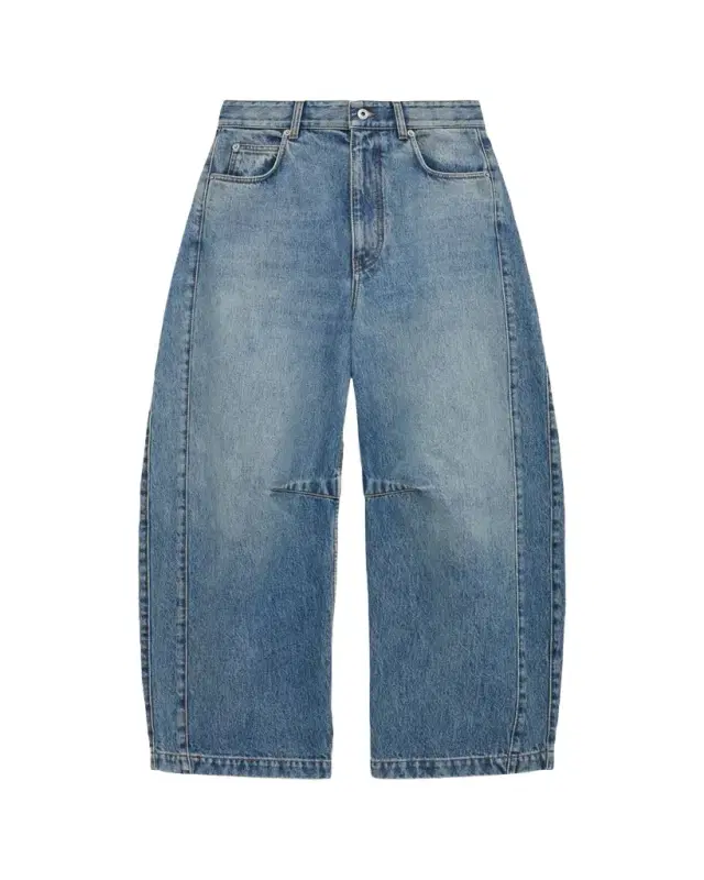 Loewe Mid-Rise Barrel-Leg Jeans