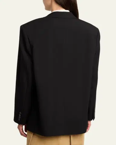 The Row Selim Single-Breasted Oversized Blazer Jacket | Thumbnail 3